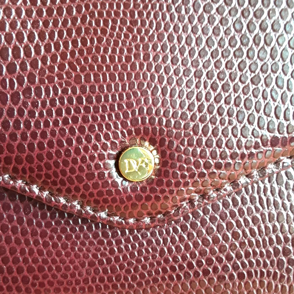 DVF Diane Von Furstenberg Leather Envelope/Pouch with Card Holder💖💖💖NWOT - Picture 4 of 6